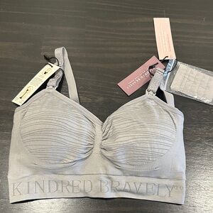 Kindred Bravely Light Gray Nursing Bra